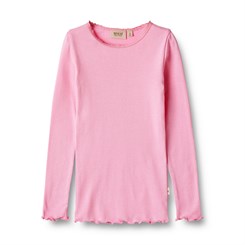 Wheat Rib T-Shirt Reese LS - Pink